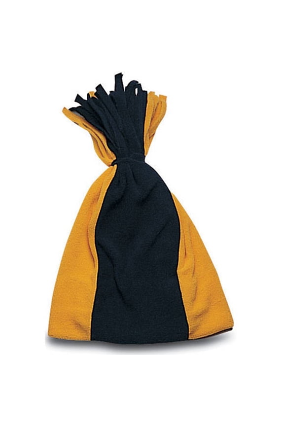 WINTER FLEECE CAP - Navy/Gold