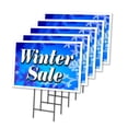 thumbnail image 1 of WINTER SALE 5 Pack Of 18" x 24" Yard Sign & Stake | Advertise Your Business | Stake Included Image On Both Sides | Made in The USA, 1 of 3
