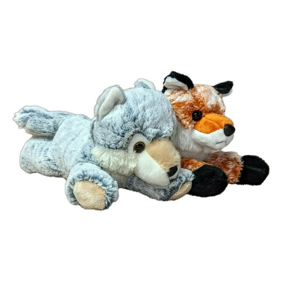 WINTER WOLF & AUTUMN FOX Flopsie 12" Stuffed Animal Plush by Aurora