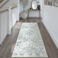 thumbnail image 1 of WIPONKEN 2x6 Runner Rugs for Living Room Bedroom Dining Room Office Farmhouse, Machine Washable Non Slip Vintage Persia Rug Gray, 1 of 5