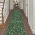 thumbnail image 1 of WIPONKEN 2x8 Runner Rugs Morris Carpet for Living Room Bedroom Dining Room Office Farmhouse, Machine Washable Non Slip Vintage Persia Rug Green, 1 of 7