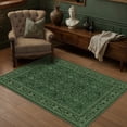thumbnail image 1 of WIPONKEN 3x5 Area Rugs for Living Room Bedroom Dining Room Office Farmhouse, Machine Washable Non Slip Vintage Persia Rug Green, 1 of 6
