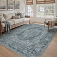 thumbnail image 1 of WIPONKEN 5x7 Area Rugs for Living Room Bedroom Dining Room Office Farmhouse, Machine Washable Non Slip Vintage Persia Rug Gray, 1 of 8
