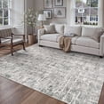thumbnail image 1 of WIPONKEN 6x9 Area Rug for Living Room and Bedroom, Washable Modern Abstract Low-Pile Mat with Non-Slip Backing, 1 of 8