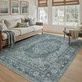 thumbnail image 1 of WIPONKEN 6x9 Area Rugs for Living Room Bedroom Dining Room Office Farmhouse, Machine Washable Non Slip Vintage Persia Rug Gray, 1 of 8