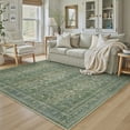 thumbnail image 1 of WIPONKEN 6x9 Area Rugs for Living Room Bedroom Dining Room Office Farmhouse, Machine Washable Non Slip Vintage Persia Rug, 1 of 7