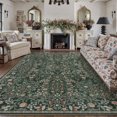 thumbnail image 1 of WIPONKEN 8x10 Area Rugs Morris Carpet for Living Room Bedroom Dining Room Office Farmhouse, Machine Washable Non Slip Vintage Persia Rug Black, 1 of 6