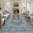 thumbnail image 1 of WIPONKEN 8x10 Area Rugs for Living Room Bedroom Dining Room Office Farmhouse, Machine Washable Non Slip Vintage Persia Rug Gray, 1 of 8