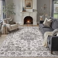 thumbnail image 1 of WIPONKEN 8x10 Area Rugs for Living Room Bedroom Dining Room Office Farmhouse, Machine Washable Non Slip Vintage Persia Rug Black, 1 of 9