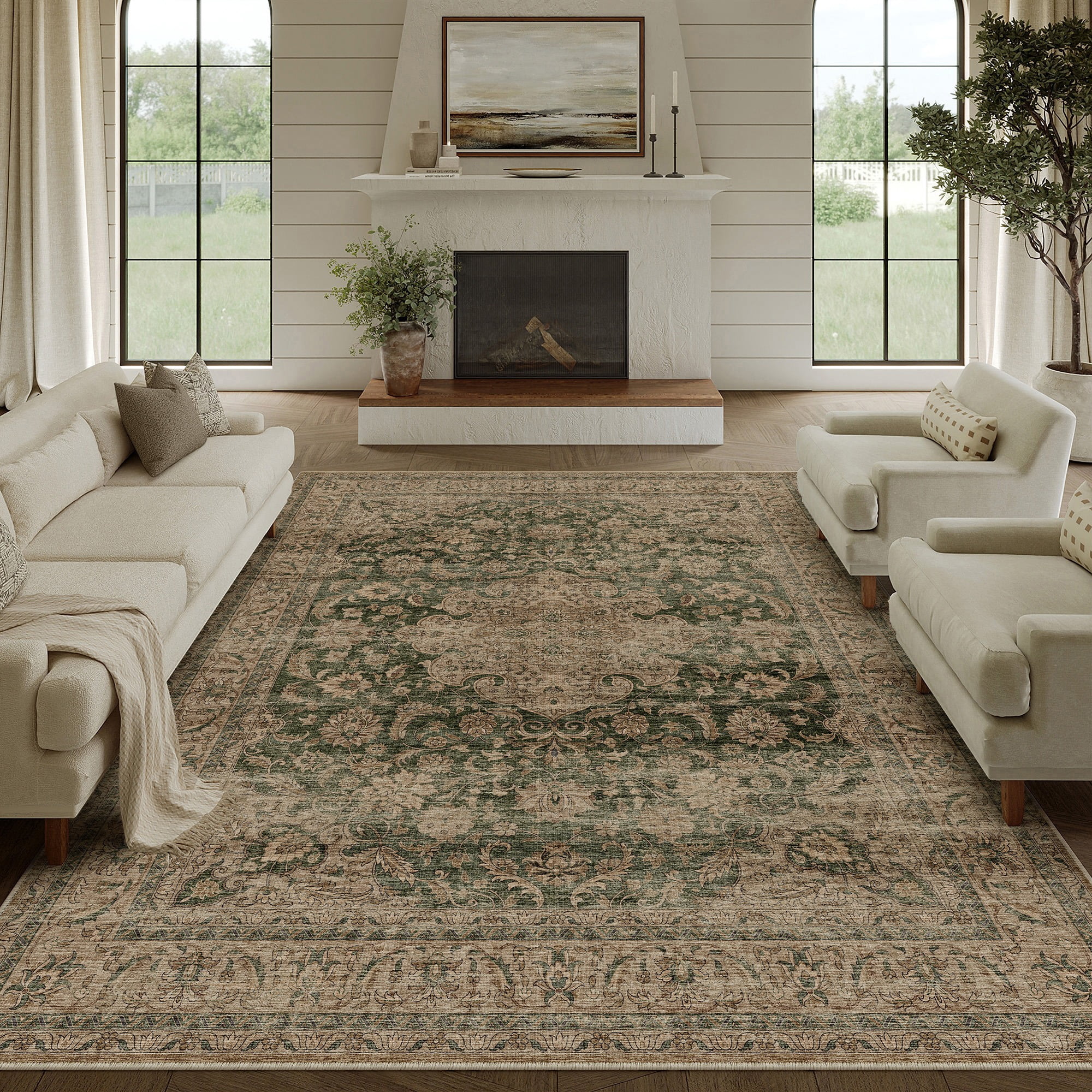 9x22 Rug WIPONKEN 9x12 Area Rugs for Living Room Bedroom Dining Room Office ...