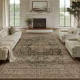 thumbnail image 1 of WIPONKEN 9x12 Area Rugs for Living Room Bedroom Dining Room Office Farmhouse, Machine Washable Non Slip Vintage Persia Rug, 1 of 8