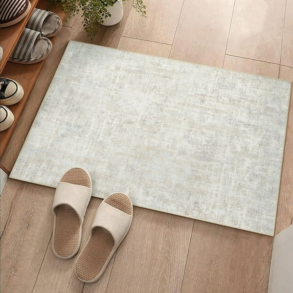 WIPONKEN Washable Area Rug 2x3 Non-Slip Rubber Backing, Modern Small Entryway Mat for Entrance, Hallway, Kitchen, and Bathroom