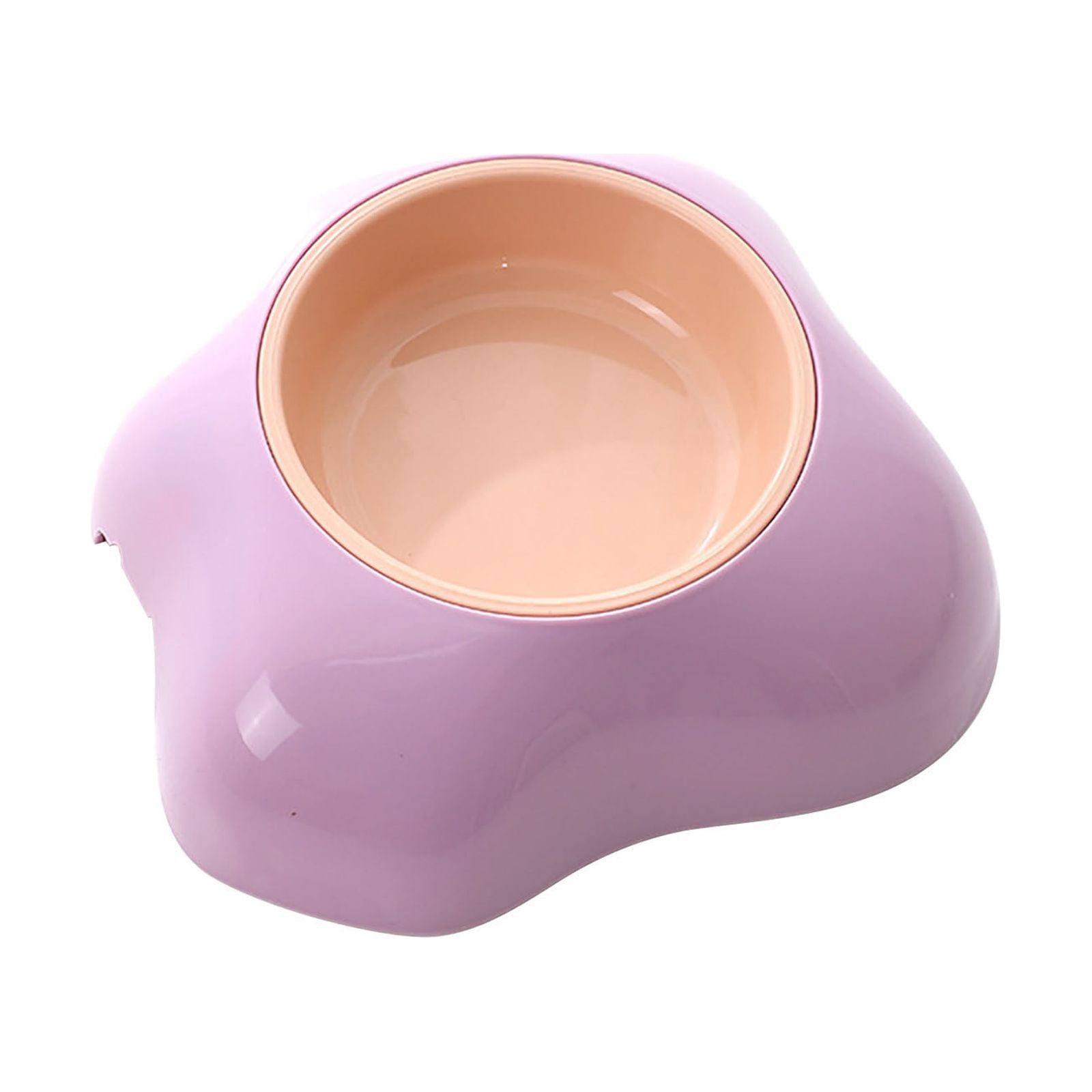 WIQUOKETT Cat Toys Cute Pet Feeding Bowl Egg Yolk Shaped Food and Water