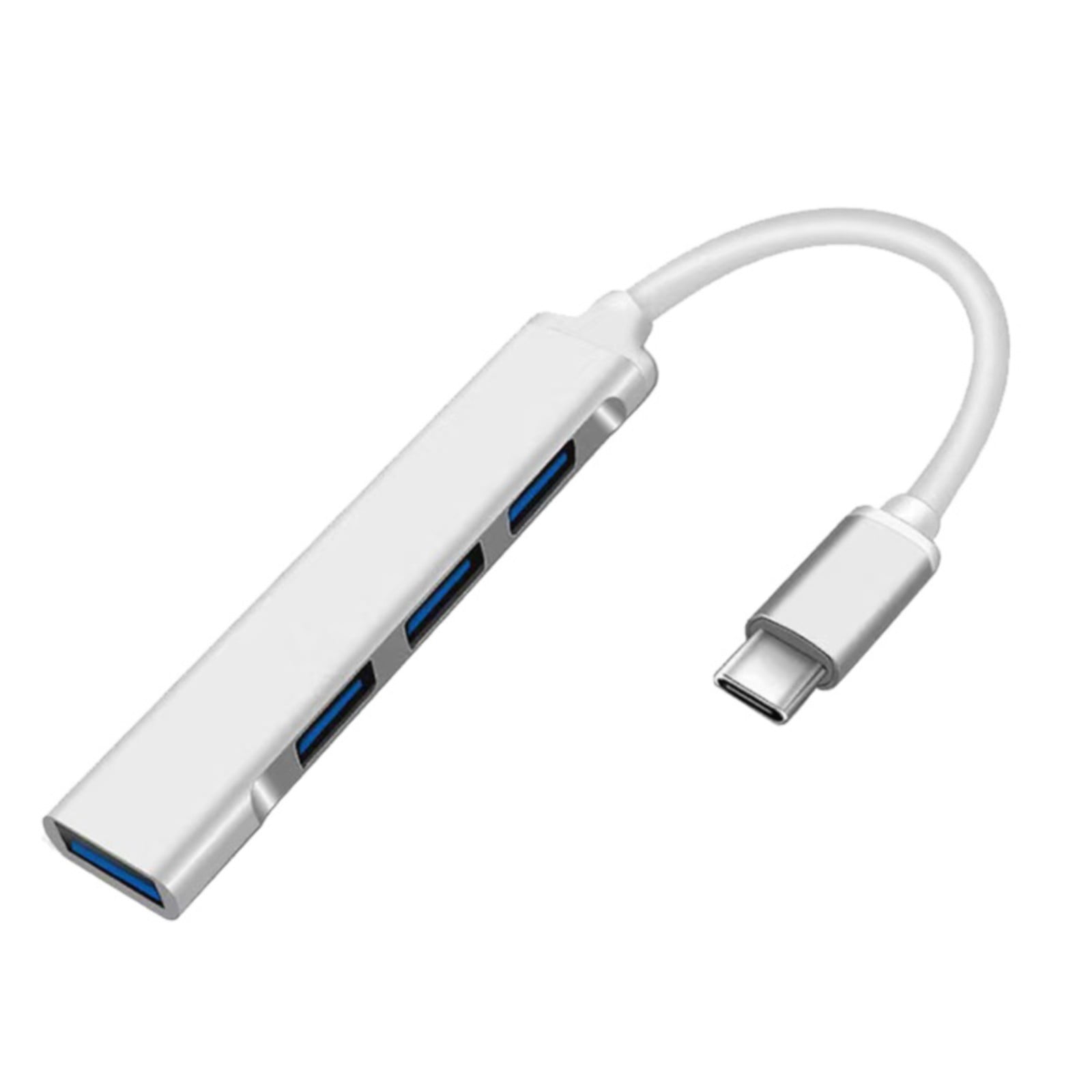 WIQUOKETT Cool GadgetsUSB C 3.0 Hub 4 Port Type C to USB Hub Ultra Slim