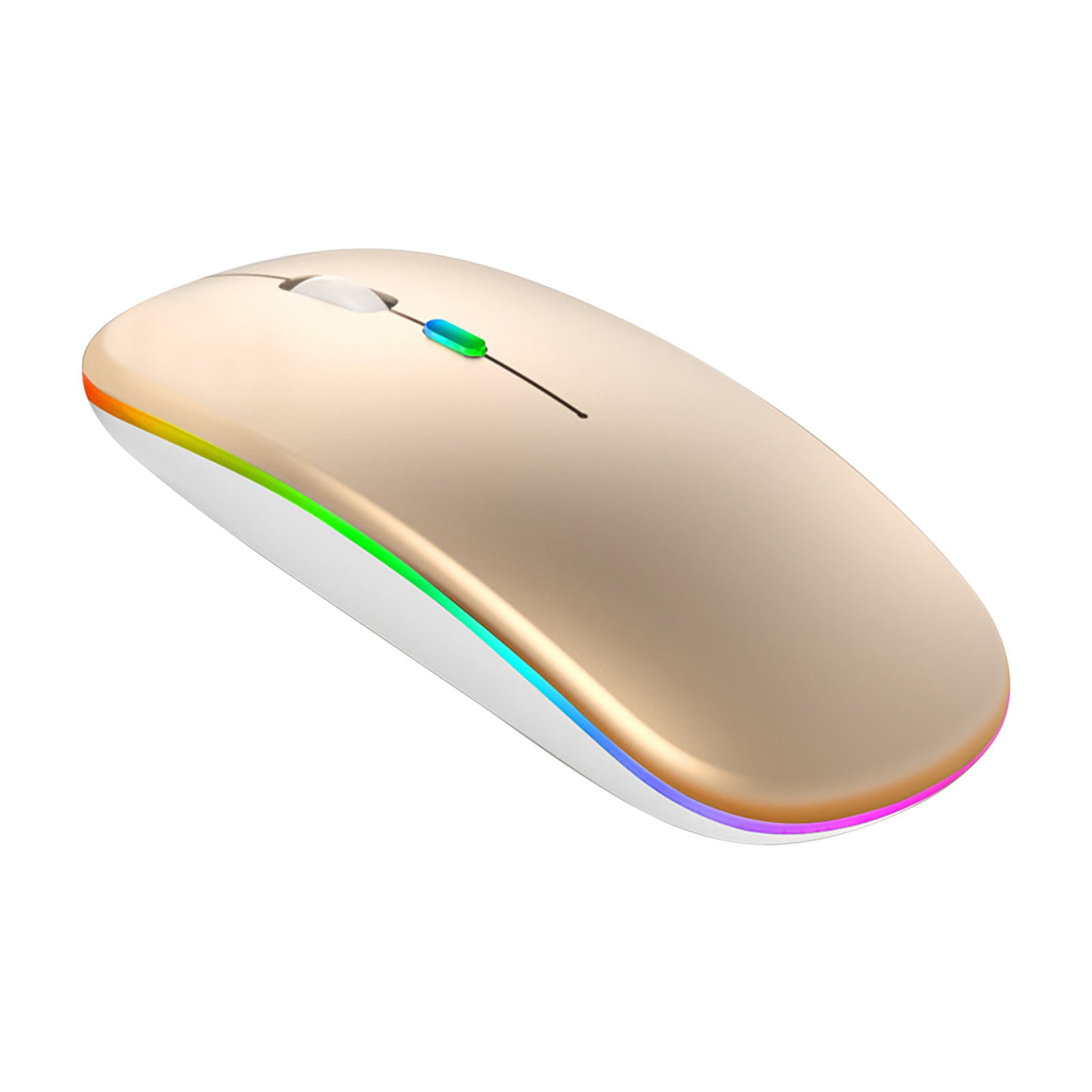 WIQUOKETT Cool GadgetsWireless Rechargeable LED Lighted Mouse, Silent 2