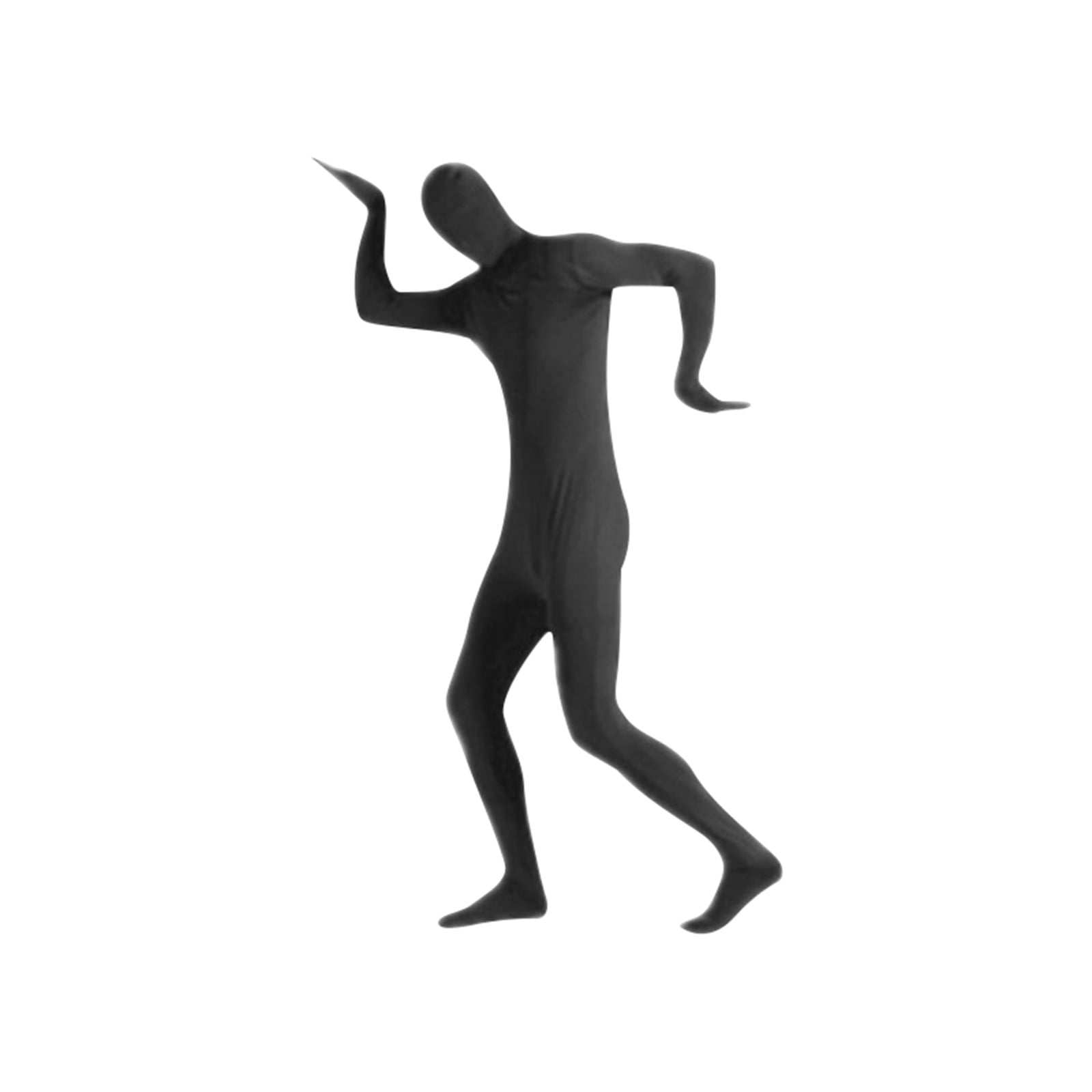 WIQUOKETT Halloween Costumes Woman 2024 Man Bodysuit Stealth Black