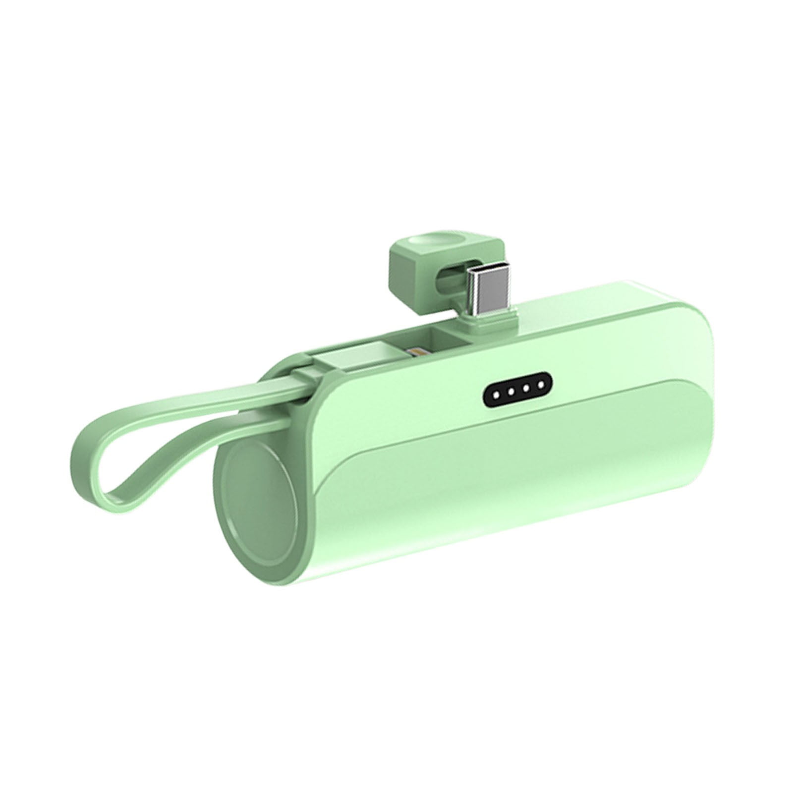 WIQUOKETT Mini Pocket Wireless Power Bank Ultra Portable Charger for