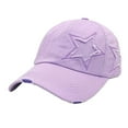 WIQUOKETT Ripped Baseball Cap Washed to Make Old Baseball Cap Sun Shade