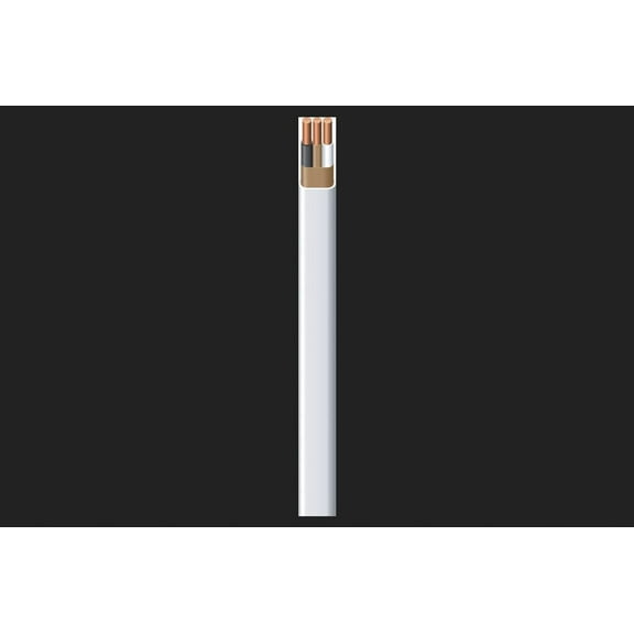 Southwire Romex 14/2 NM Wire Reel - Copper, Nylon Jacket - 450' White