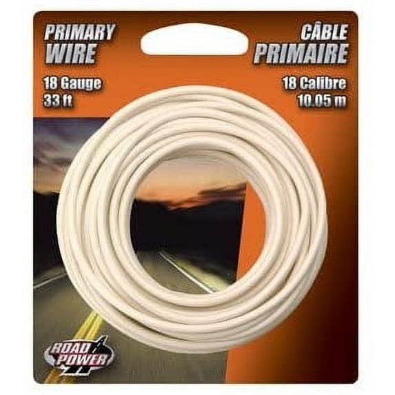 Southwire Primary Wire - 18 Gauge, 33 Ft, White
