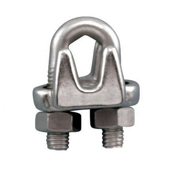 WIRE ROPE CLIPS 304 STAINLESS STEEL 3/8" (S0122-FS10)