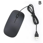 WIRED USB OPTICAL MOUSE For PC LAPTOP COMPUTER SCROLL LED RED BEST T2V3