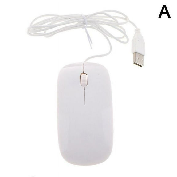 WIRED USB OPTICAL MOUSE For PC LAPTOP COMPUTER SCROLL LED RED US 2024 Y6V9