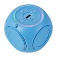 thumbnail image 1 of Incipio SpinBeats Wireless Bluetooth Speaker Portable Mini Speaker with RGB Lights, Spinning Top Design, Compact Pocket Size, Loud Clear Sound for Phone, Tablet, Laptop, Travel LED Speaker-Blue, 1 of 12