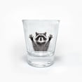 thumbnail image 1 of WIRESTER 1.5oz Crystal Shot Glass for Coffee Beer Wine Whiskey Vodka Milk Water & More - Raccoon Hands Out, 1 of 6