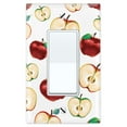 thumbnail image 1 of WIRESTER 1-Gang Decorator Light Switch Plate/Wall Plate Cover, Apples Pattern, 1 of 6