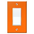 thumbnail image 1 of WIRESTER 1-Gang Decorator Light Switch Plate/Wall Plate Cover, Solid Orange, 1 of 6