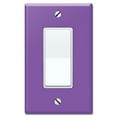 thumbnail image 1 of WIRESTER 1-Gang Decorator Light Switch Plate/Wall Plate Cover, Solid Orchid Purple, 1 of 6