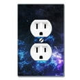 thumbnail image 1 of WIRESTER 1-Gang Duplex Wall Plate/Switch Plate Cover, Galaxy Star Space, 1 of 6