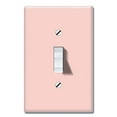 thumbnail image 1 of WIRESTER 1-Gang Toggle Light Switch Wall Plate/Switch Plate Cover, Solid Pink, 1 of 6