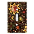 thumbnail image 1 of WIRESTER 1-Gang Toggle Wall Plate/Switch Plate Cover, Celestial Sun Moon and Stars, 1 of 6