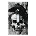 thumbnail image 1 of WIRESTER 1-Gang Toggle Wall Plate/Switch Plate Cover, Gray Skull Raven, 1 of 6
