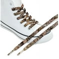 thumbnail image 1 of WIRESTER 1 Pair Replacement Shoelaces Fashion Shoestrings forHiking Shoes, Sport Shoes, Boots, Sneakers, Outdoor - Brown Camo Leaves, 1 of 8