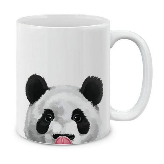 WIRESTER 11 Oz Ceramic Tea Cup Coffee Mug, Baby Panda Bear