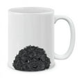 thumbnail image 1 of WIRESTER 11 Oz Ceramic Tea Cup Coffee Mug, Black Toy Poodle Dog, 1 of 7