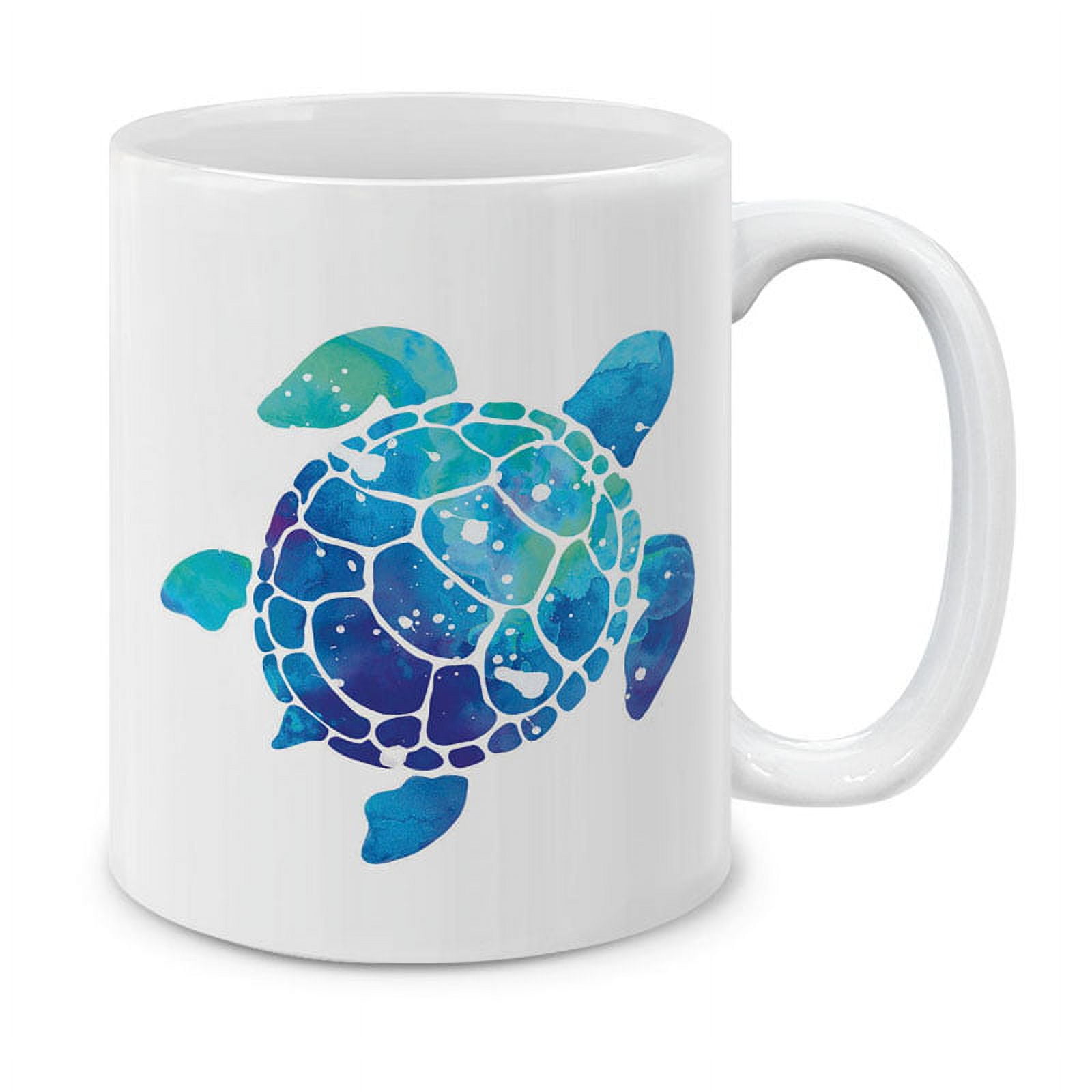 Creature Cups Hidden Sea Otter 11 oz. Wedgewood Blue Ceramic
