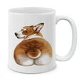 thumbnail image 1 of WIRESTER 11 Oz Ceramic Tea Cup Coffee Mug, Pembroke Welsh Corgi Dog Butt Looking Back, 1 of 7