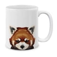 thumbnail image 1 of WIRESTER 11 Oz Ceramic Tea Cup Coffee Mug, Red Panda, 1 of 8