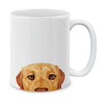 thumbnail image 1 of WIRESTER 11 Oz Ceramic Tea Cup Coffee Mug With Handgrip for Gifts, Yellow Labrador Retriever Dog, 1 of 7