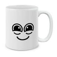 thumbnail image 1 of WIRESTER 11oz 325ml Ceramic Tea Cup Coffee Mug With Handgrip For Gift, Birthday, Anniversary, Christmas - Cartoon Faces Expressive Eyes Mouth, 1 of 7