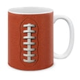 thumbnail image 1 of WIRESTER 11oz 325ml Ceramic Tea Cup Coffee Mug With Handgrip For Gift, Birthday, Anniversary, Christmas – Football Pattern, 1 of 7