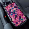 thumbnail image 1 of WIRESTER 12.5 x 7 (32cm*18 cm) Automotive Neoprene Car Armrest Pad Cover For Most Vehicle, SUV, Truck, Car - Pink Mermaid Scales, 1 of 6