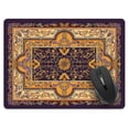 thumbnail image 1 of WIRESTER 13.77x10.23 in Super Size Rectangle Mouse Pad, Non-Slip X-Large Mouse Pad for Home, Office, and Gaming Desk - Vintage Oriental Purple Persian Floral Rug, 1 of 5