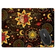 thumbnail image 1 of WIRESTER 13.77x10.23 in Rectangle Mouse Pad with Non-Slip Rubber Base for Computers, Laptop, Office & Home - Celestial Sun Moon and Stars, 1 of 5