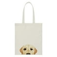 thumbnail image 1 of WIRESTER 14.17 x 12.2 inches Cotton Tote Bag Reusable Grocery Shopping Cloth Bags - Animal Cream Labrador Retriever Dog, 1 of 7