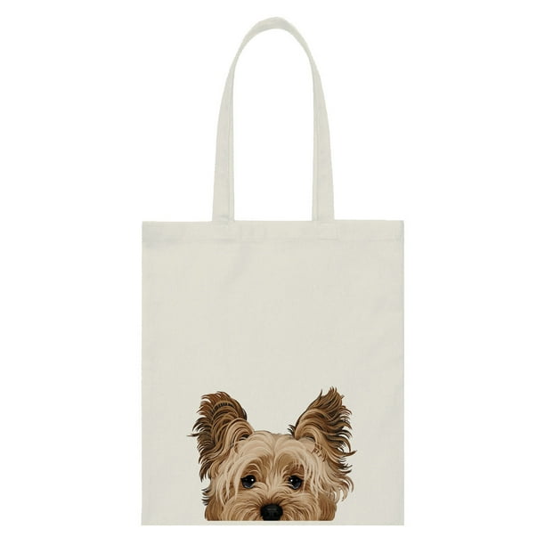 Yorkie Cotton Tote Bag Yorkie Cotton Tote Bag
